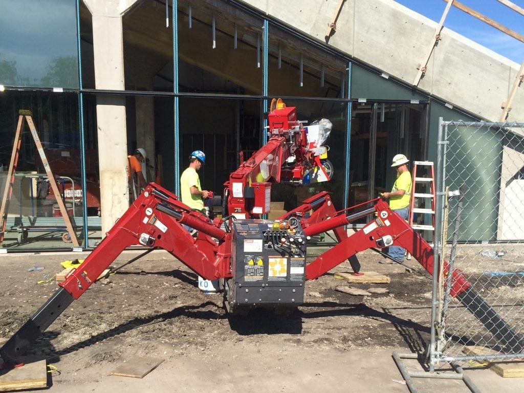 SPYDERCRANE crawler crane operation