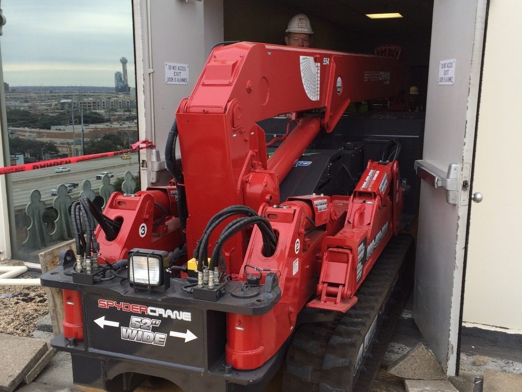 SPYDERCRANE crane operation