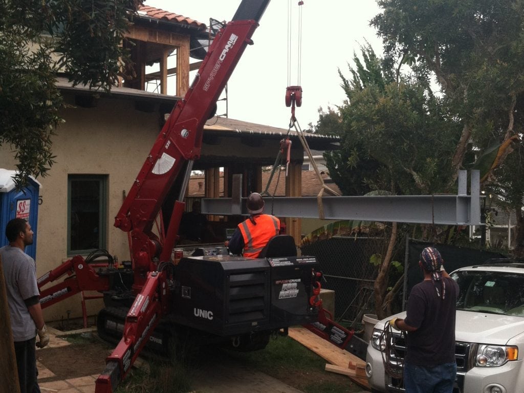 SPYDERCRANE crane in operation