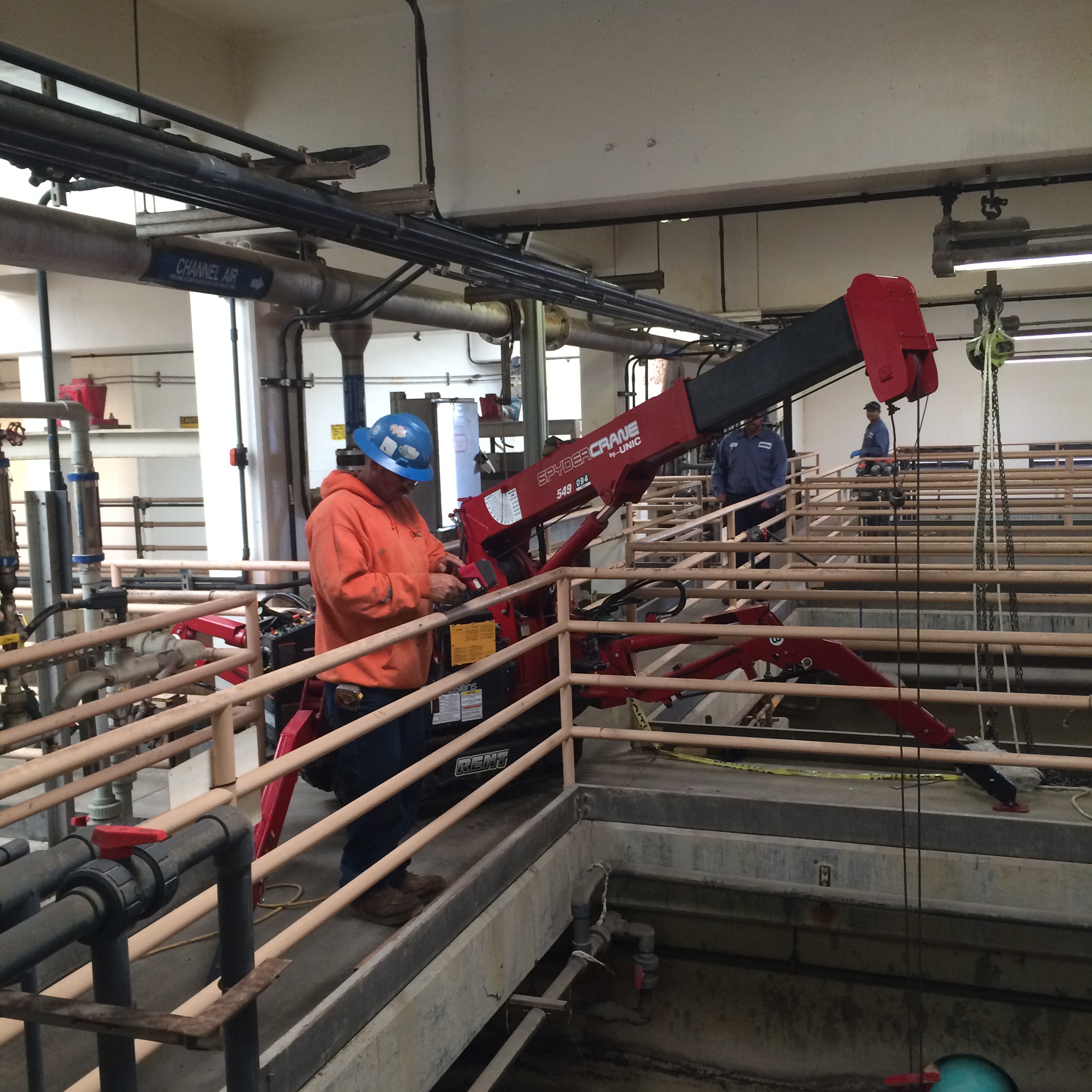 SPYDERCRANE 090 series on site